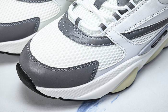 HOMME B22 TRAINER SNEAKER RETRO THICK-SOLED CASUAL SPORTS JOGGING SHOES WHITE/GREY/BLACK