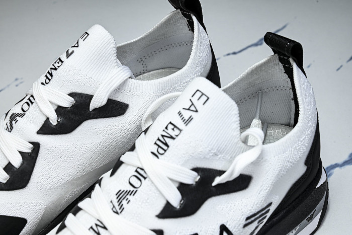 X8X113 XK269-Q708 SIMPLE LOW-TOP CASUAL SHOES WHITE/BLACK