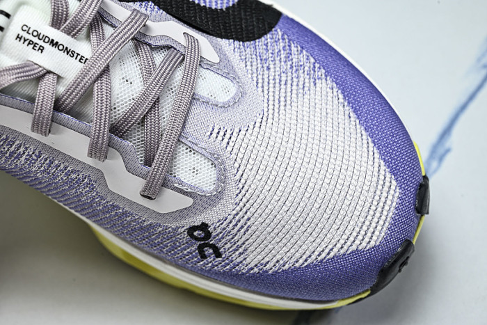 3WG10044906 ON CLOUDMONSTER 3 HYPER PURPLE/BLACK/YELLOW