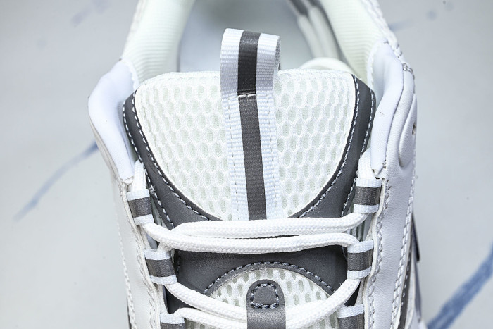 HOMME B22 TRAINER SNEAKER RETRO THICK-SOLED CASUAL SPORTS JOGGING SHOES WHITE/GREY/BLACK