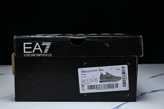 X8X113 XK269-S864 SIMPLE LOW-TOP CASUAL SHOES GREY/GREY/GREY
