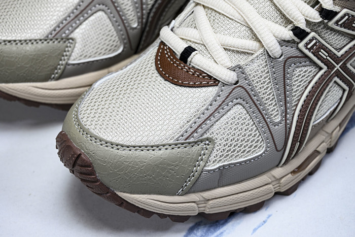 1011B109-029 GEL-KAHANA 8 LOW-TOP RUNNING SHOES WHITE/GREY/BROWN