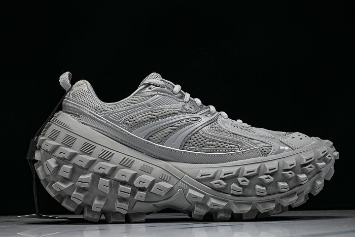 W2RA6-1200 DEFENDER RUBBER PLATFORM SNEAKERS GREY/GREY/GREY