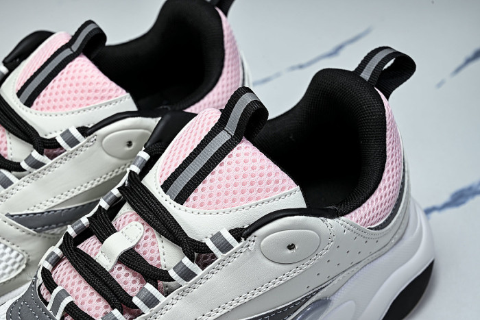HOMME B22 TRAINER SNEAKER RETRO THICK-SOLED CASUAL SPORTS JOGGING SHOES WHITE/GREY/BLACK/PINK
