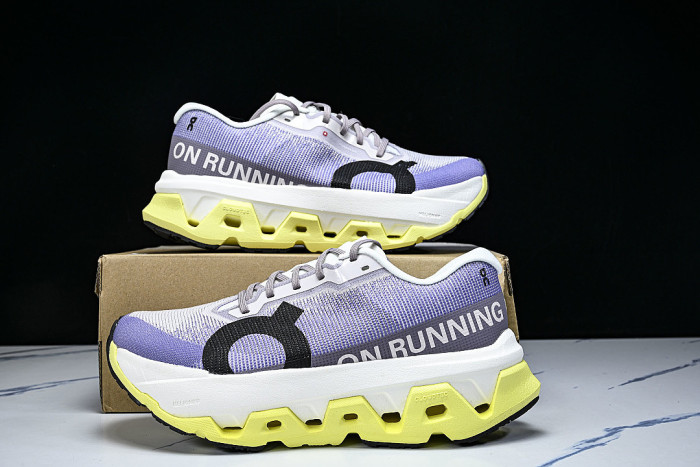 3WG10044906 ON CLOUDMONSTER 3 HYPER PURPLE/BLACK/YELLOW