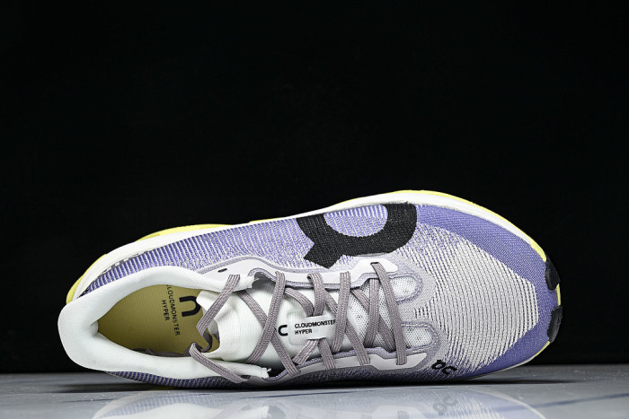 3WG10044906 ON CLOUDMONSTER 3 HYPER PURPLE/BLACK/YELLOW