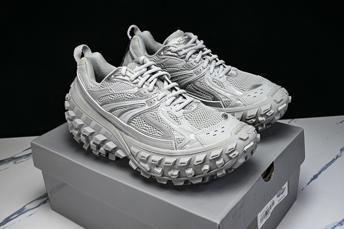 W2RA6-1200 DEFENDER RUBBER PLATFORM SNEAKERS GREY/GREY/GREY