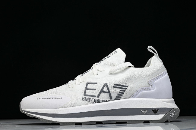 X8X113 XK269-T542 SIMPLE LOW-TOP CASUAL SHOES WHITE/GREY/WHITE