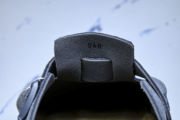 BOSTON SOFT FOOTBED HALF-SLIP-ON SANDALS GREY/GREY/GREY