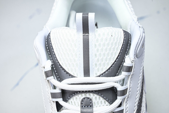 HOMME B22 TRAINER SNEAKER RETRO THICK-SOLED CASUAL SPORTS JOGGING SHOES WHITE/GREY/GREEN