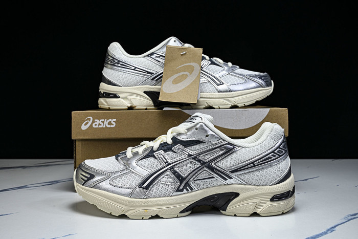 1203A899-101 GEL-1130 RETRO SPORTY CASUAL SHOES CREAM/CARRIER GREY