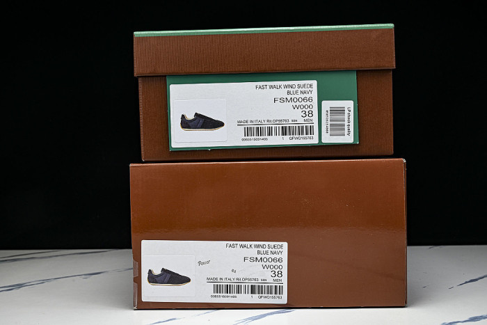 LOW-TOP CASUAL SPORTS SHOES BLACK/NAVY BLUE