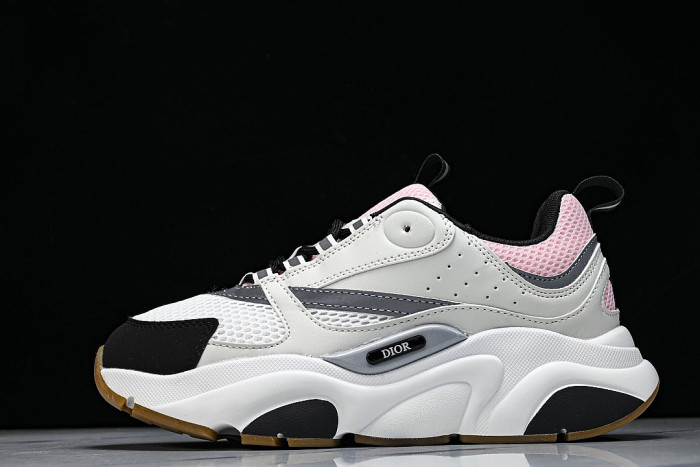 HOMME B22 TRAINER SNEAKER RETRO THICK-SOLED CASUAL SPORTS JOGGING SHOES WHITE/GREY/BLACK/PINK