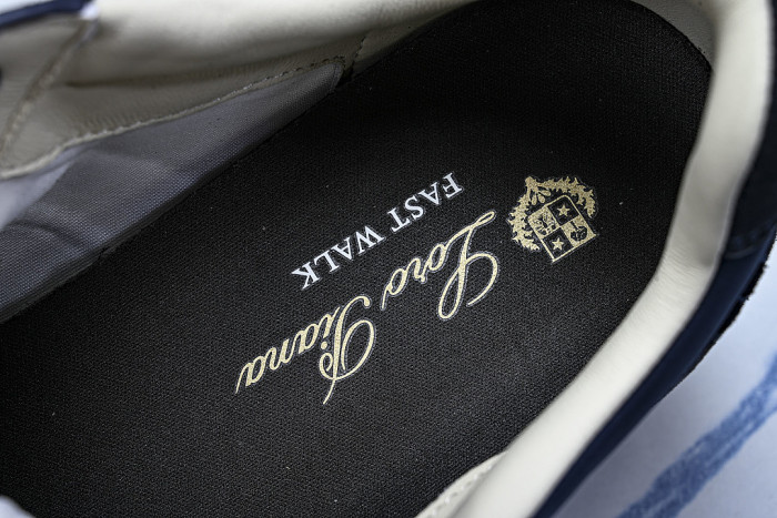 LOW-TOP CASUAL SPORTS SHOES BLACK/NAVY BLUE