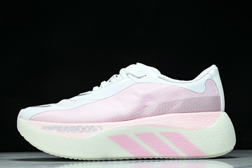 KJ0392 HYPER BOOST EDGE OFF WHITE/CLEAR PINK/CLEAR PINK
