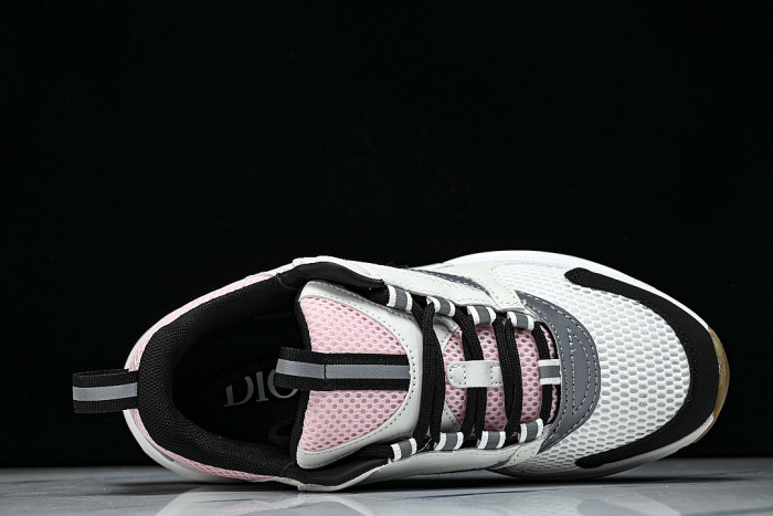 HOMME B22 TRAINER SNEAKER RETRO THICK-SOLED CASUAL SPORTS JOGGING SHOES WHITE/GREY/BLACK/PINK