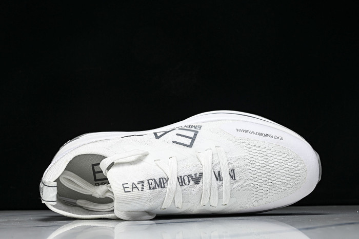 X8X113 XK269-T542 SIMPLE LOW-TOP CASUAL SHOES WHITE/GREY/WHITE