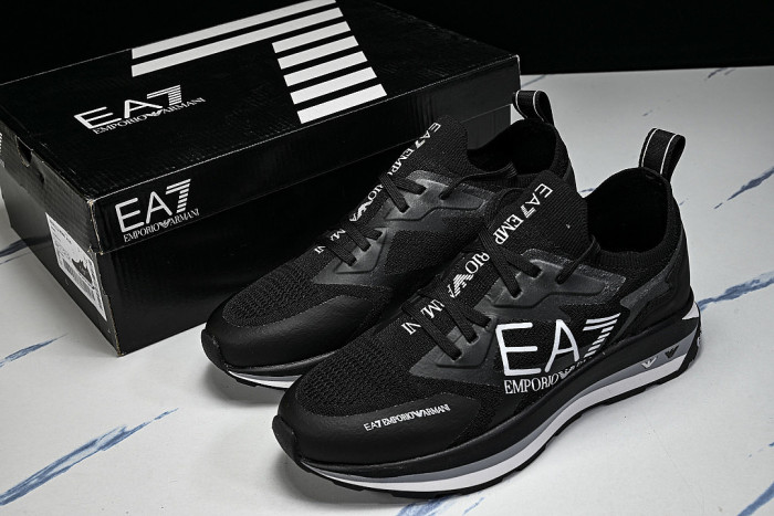 X8X113 XK269-A120 SIMPLE LOW-TOP CASUAL SHOES BLACK/GREY/BLACK
