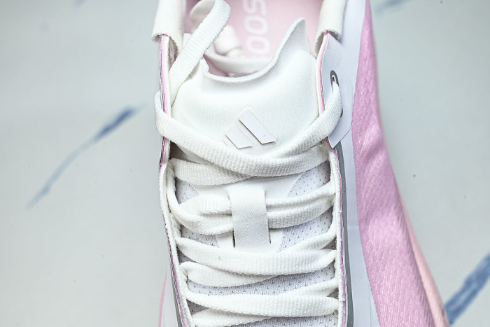 KJ0392 HYPER BOOST EDGE OFF WHITE/CLEAR PINK/CLEAR PINK