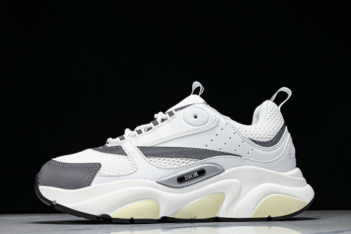 HOMME B22 TRAINER SNEAKER RETRO THICK-SOLED CASUAL SPORTS JOGGING SHOES WHITE/GREY/BLACK