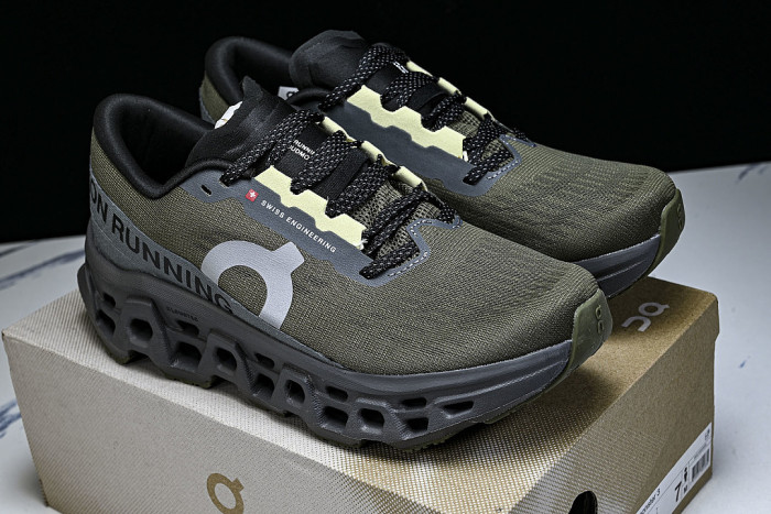 ON RUNNING CLOUDMONSTER 3 GREEN/BLACK