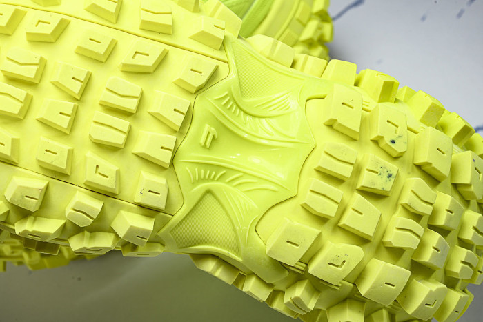 W2RAB-7510 DEFENDER RUBBER PLATFORM SNEAKERS GREEN/GREEN/GREEN