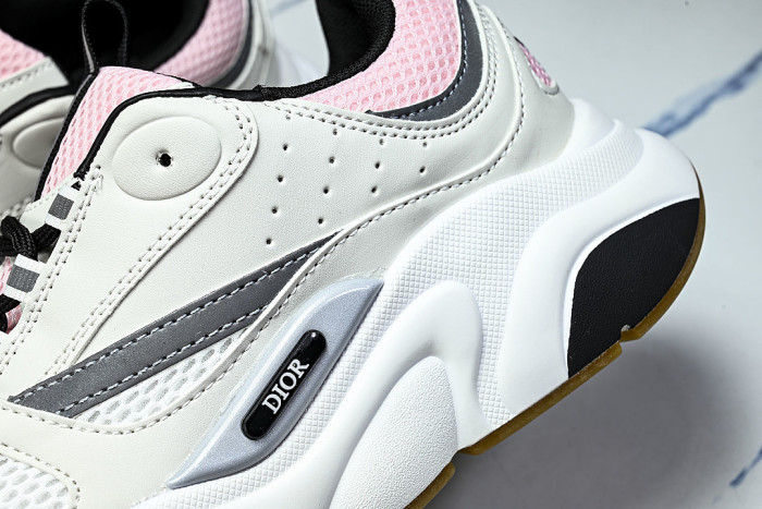 HOMME B22 TRAINER SNEAKER RETRO THICK-SOLED CASUAL SPORTS JOGGING SHOES WHITE/GREY/BLACK/PINK