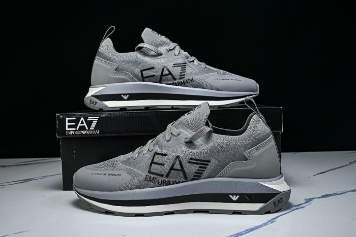 X8X113 XK269-S864 SIMPLE LOW-TOP CASUAL SHOES GREY/GREY/GREY