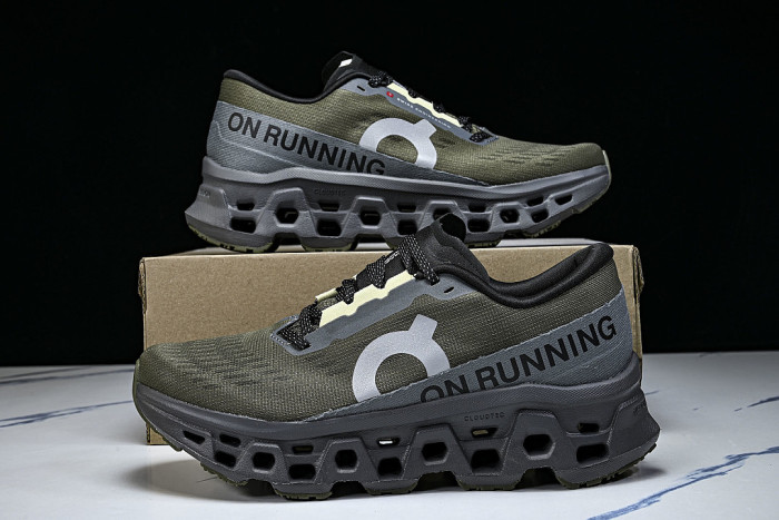 ON RUNNING CLOUDMONSTER 3 GREEN/BLACK