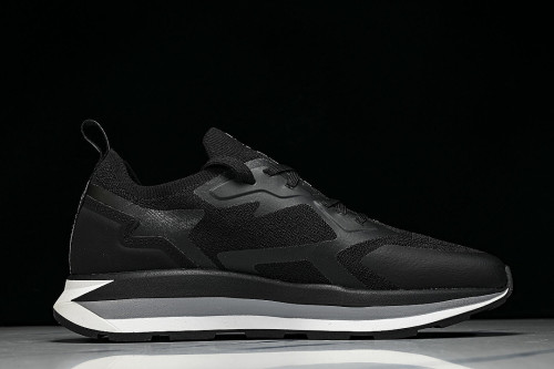 X8X113 XK269-A120 SIMPLE LOW-TOP CASUAL SHOES BLACK/GREY/BLACK