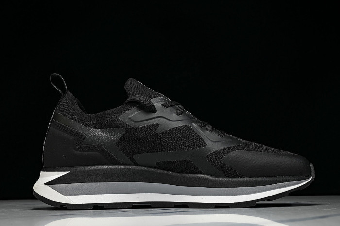X8X113 XK269-A120 SIMPLE LOW-TOP CASUAL SHOES BLACK/GREY/BLACK