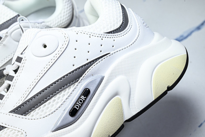 HOMME B22 TRAINER SNEAKER RETRO THICK-SOLED CASUAL SPORTS JOGGING SHOES WHITE/GREY/BLACK