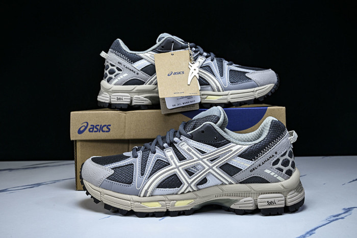 1011B109-031 GEL-KAHANA 8 LOW-TOP RUNNING SHOES GREY/BLACK
