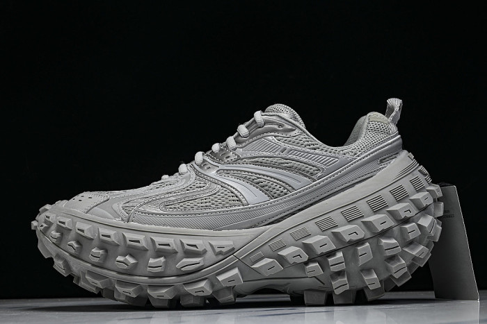 W2RA6-1200 DEFENDER RUBBER PLATFORM SNEAKERS GREY/GREY/GREY