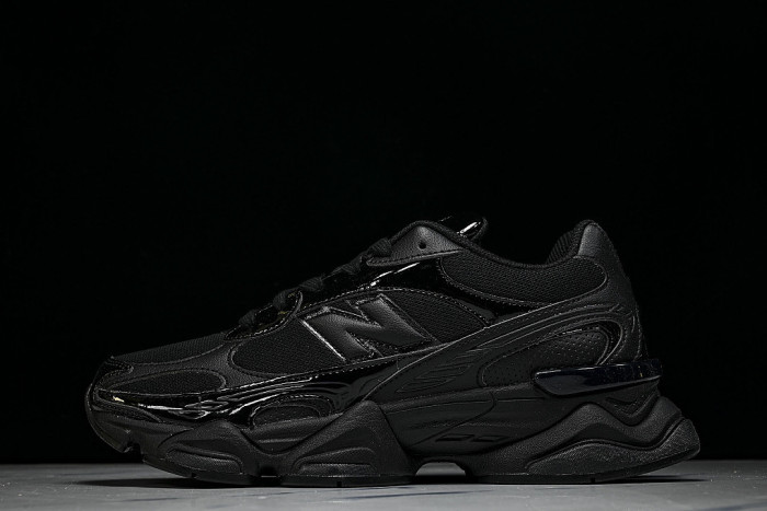 U90603BQ RETRO CASUAL SPORTS RUNNING SHOES BLACK/BLACK/BLACK