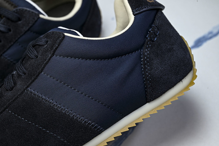 LOW-TOP CASUAL SPORTS SHOES BLACK/NAVY BLUE