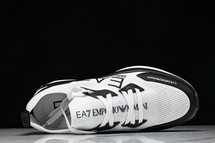 X8X113 XK269-Q708 SIMPLE LOW-TOP CASUAL SHOES WHITE/BLACK