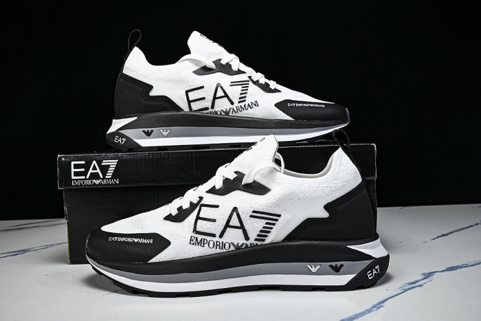 X8X113 XK269-Q708 SIMPLE LOW-TOP CASUAL SHOES WHITE/BLACK