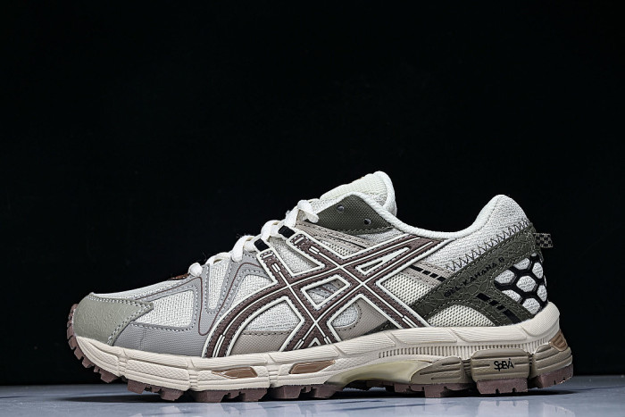 1011B109-029 GEL-KAHANA 8 LOW-TOP RUNNING SHOES WHITE/GREY/BROWN