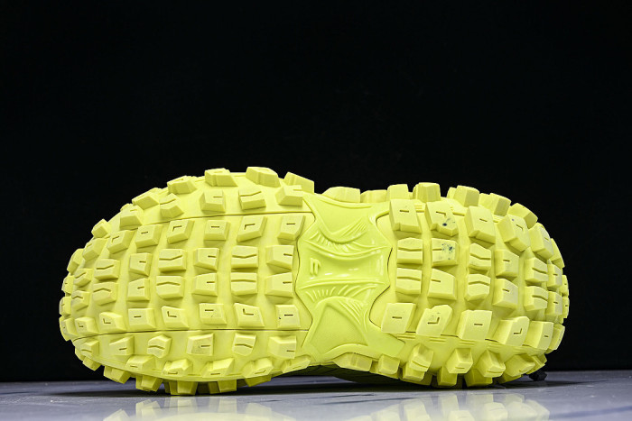 W2RAB-7510 DEFENDER RUBBER PLATFORM SNEAKERS GREEN/GREEN/GREEN
