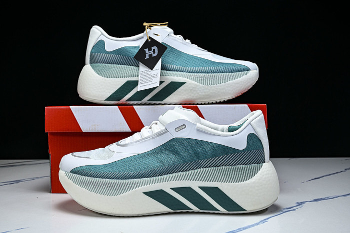 KI1912 HYPER BOOST EDGE CLOUD WHITE/EQT GREEN/ZERO METALLIC