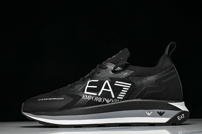 X8X113 XK269-A120 SIMPLE LOW-TOP CASUAL SHOES BLACK/GREY/BLACK