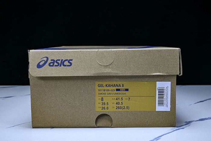 1011B109-029 GEL-KAHANA 8 LOW-TOP RUNNING SHOES WHITE/GREY/BROWN