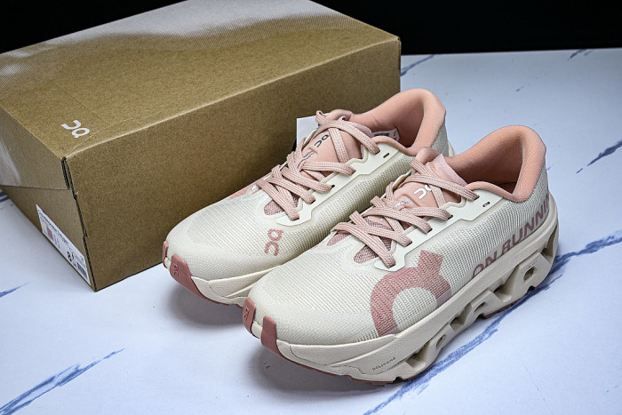 ON CLOUDMONSTER 3 HYPER SPORTS RUNNING SHOES BEIGE/PINK