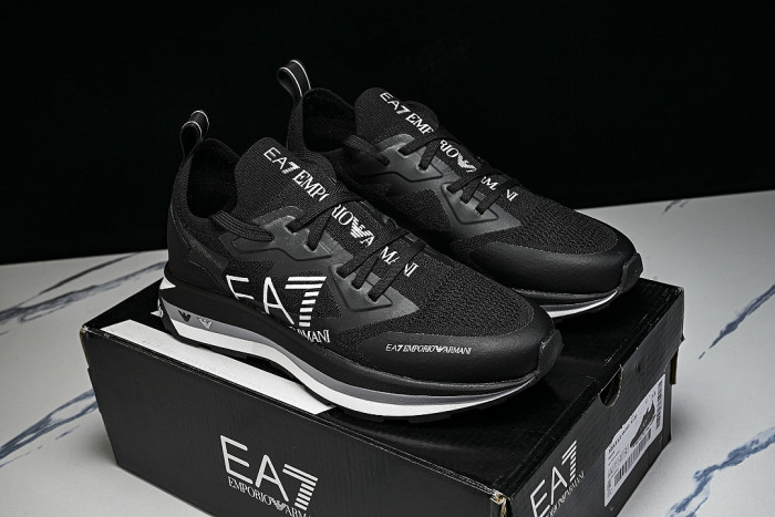 X8X113 XK269-A120 SIMPLE LOW-TOP CASUAL SHOES BLACK/GREY/BLACK