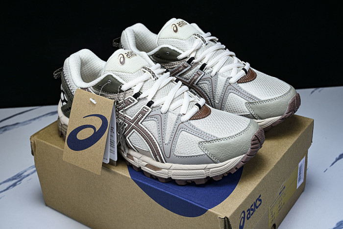 1011B109-029 GEL-KAHANA 8 LOW-TOP RUNNING SHOES WHITE/GREY/BROWN