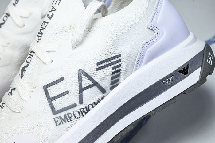 X8X113 XK269-T542 SIMPLE LOW-TOP CASUAL SHOES WHITE/GREY/WHITE