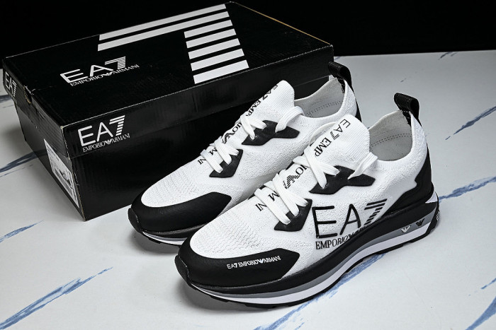 X8X113 XK269-Q708 SIMPLE LOW-TOP CASUAL SHOES WHITE/BLACK