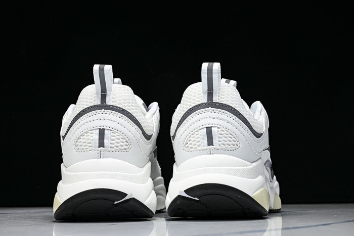 HOMME B22 TRAINER SNEAKER RETRO THICK-SOLED CASUAL SPORTS JOGGING SHOES WHITE/GREY/BLACK