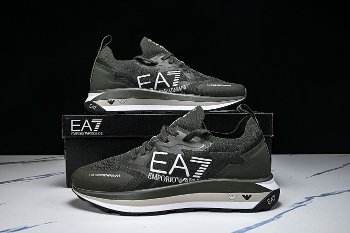 X8X113 XK269-S865 SIMPLE LOW-TOP CASUAL SHOES GREEN/GREEN/GREEN